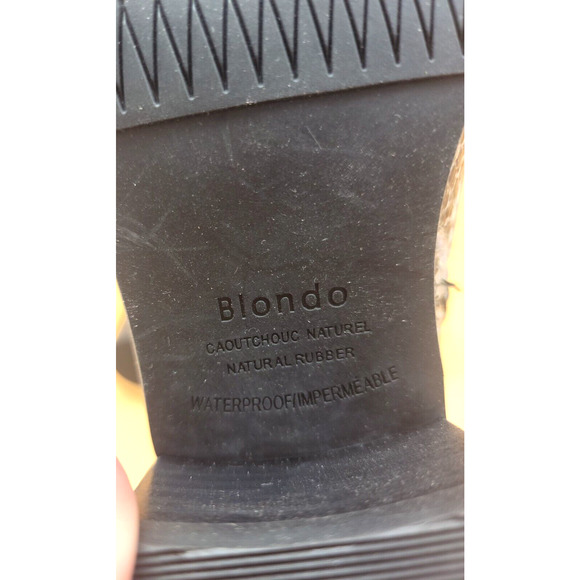 Blondo Elvina Ankle Bootie Women's SZ 6 Leather Snake Embossed Waterproof Boots - Picture 10 of 12